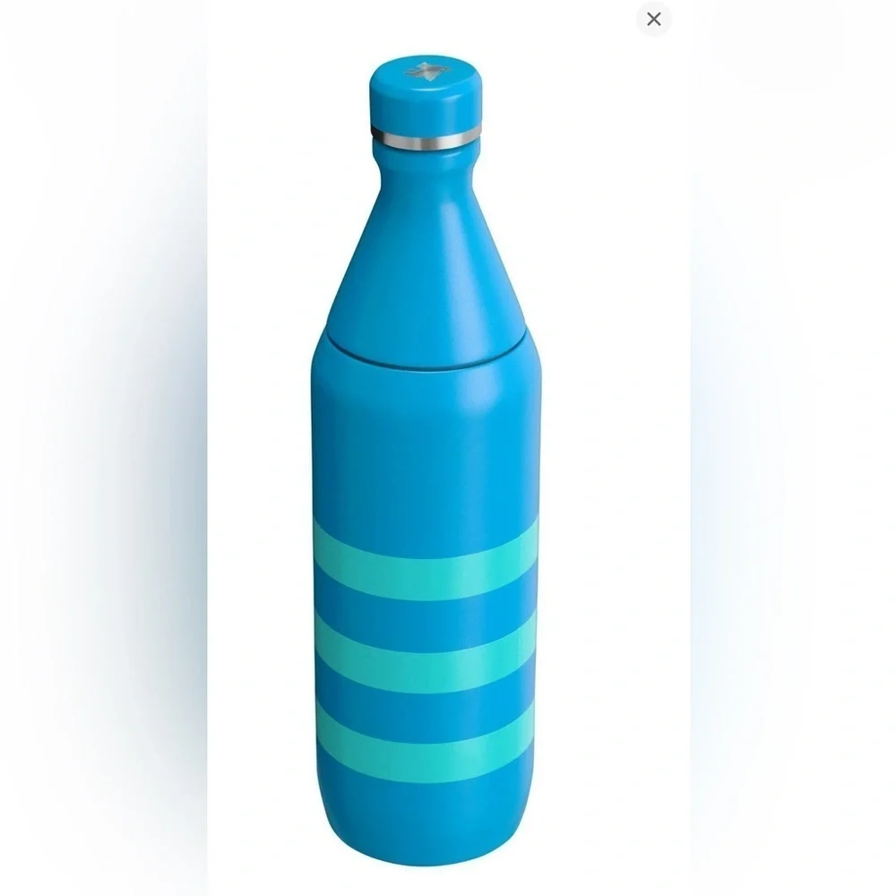 Stanley Slim Bottle 20oz Cobalt Stripes Summer Vibes Collection Target New